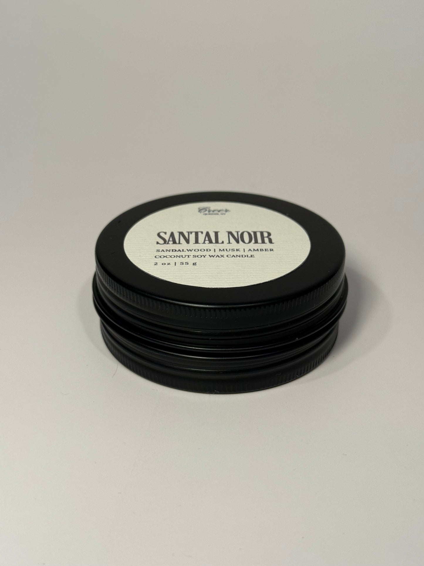 Santal Noir 2 oz Travel Size Candle