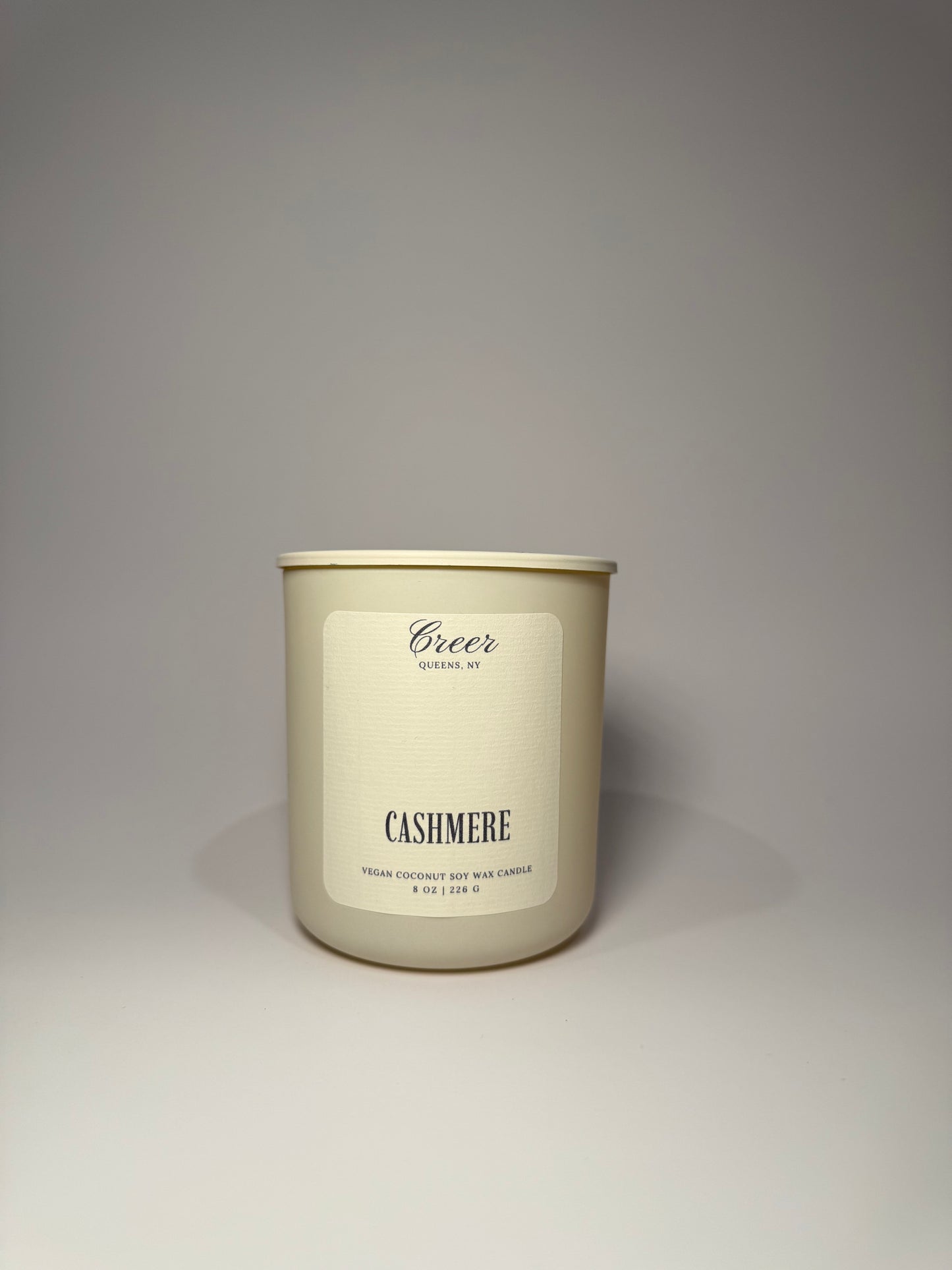 Cashmere 8 oz Wood Wick Candle