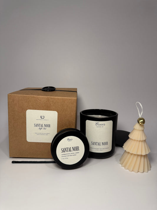 Santal Noir Candle Gift Set