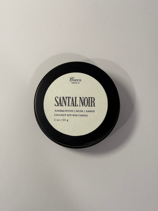 Santal Noir 2 oz Travel Size Candle