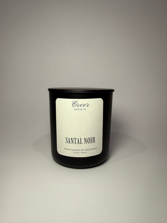 Santal Noir 8 oz Wood Wick Candle