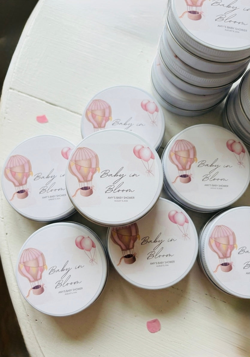 Candle Favors Tins