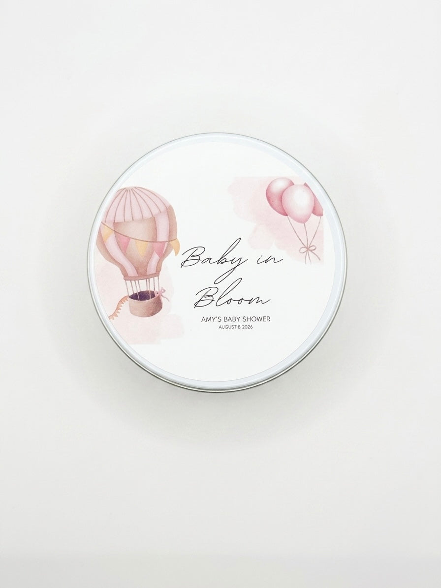 Candle Favors Tins